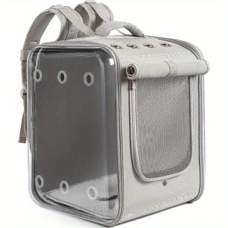 Sturdy Build, Large Capacity Ventilated Pet Backpack Carrier for Small Dogs & Cats - 17lbs Load-Bearing, Ergonomic Design with Multiple Mesh Panels, Adjustable Shoulder Straps & Secure Buckle Closure for Travel, Hiking & Outdoor Use, Pet Carrier, Hiking G